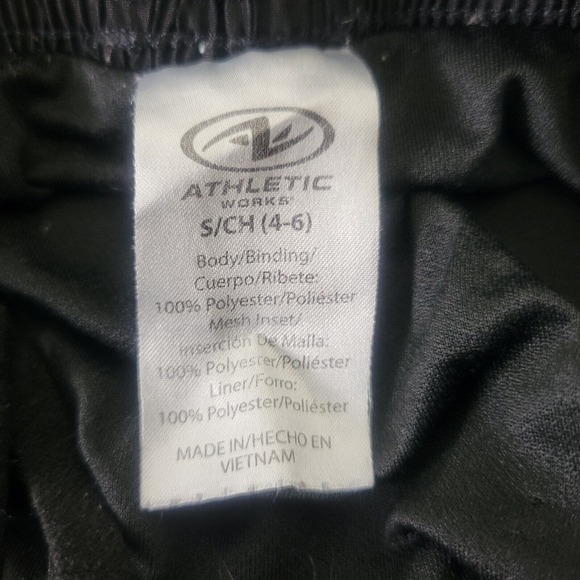 Athletic Works Womens Shorts Size Small Black Grey Running Workout Activewear - Picture 9 of 11